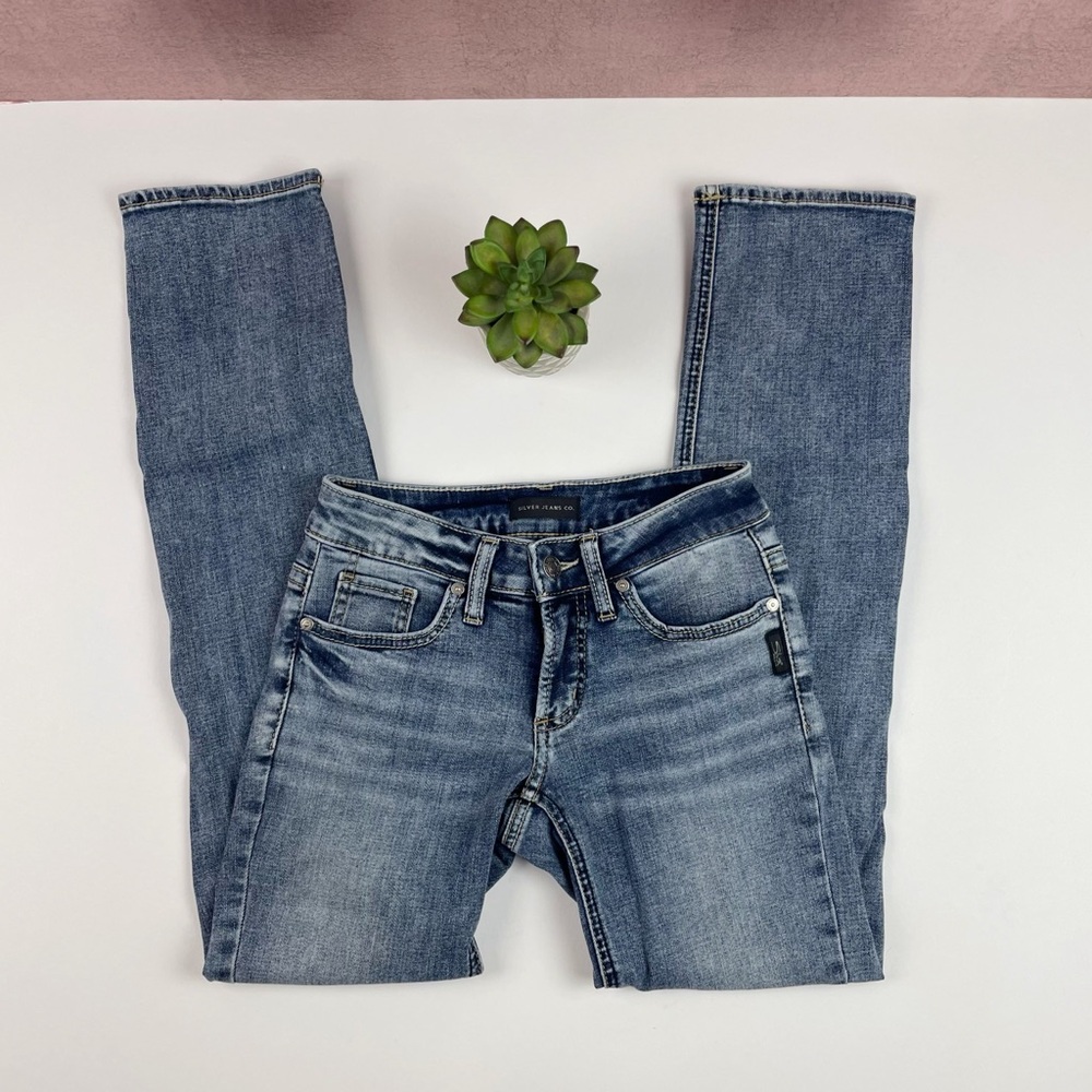 Silver Jeans Women's Straight Leg Jeans - Blue